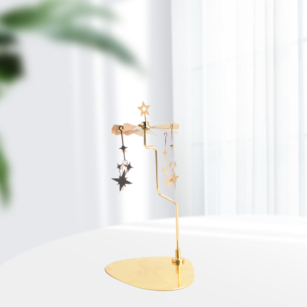 Rotating Candle Holder – Heat Spin Carousel Decoration