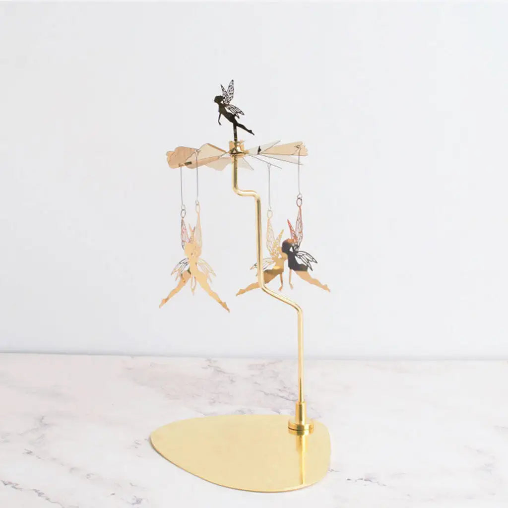 Rotating Candle Holder – Heat Spin Carousel Decoration