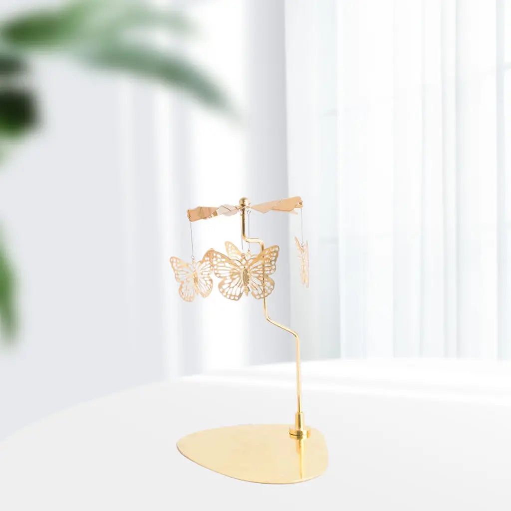 Rotating Candle Holder – Heat Spin Carousel Decoration