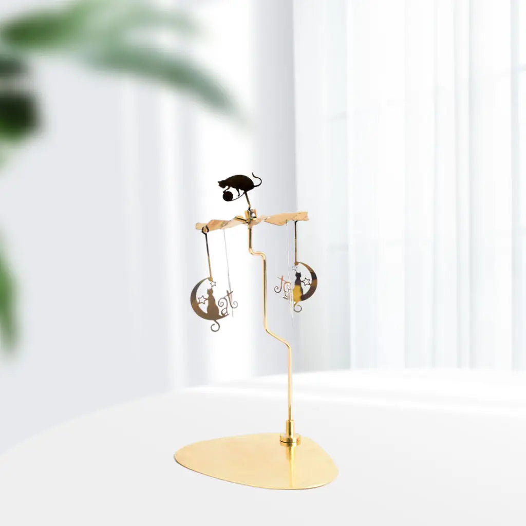 Rotating Candle Holder – Heat Spin Carousel Decoration