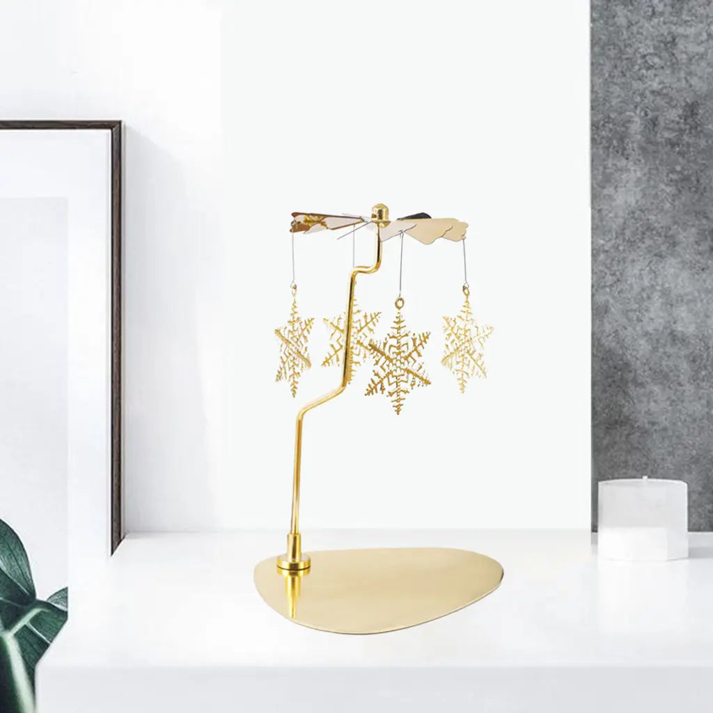 Rotating Candle Holder – Heat Spin Carousel Decoration