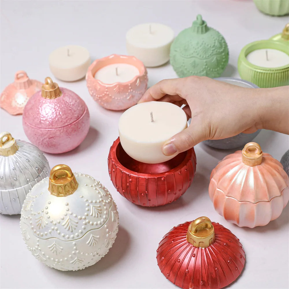 Silicone Candle Mold – Bauble Candle Jar