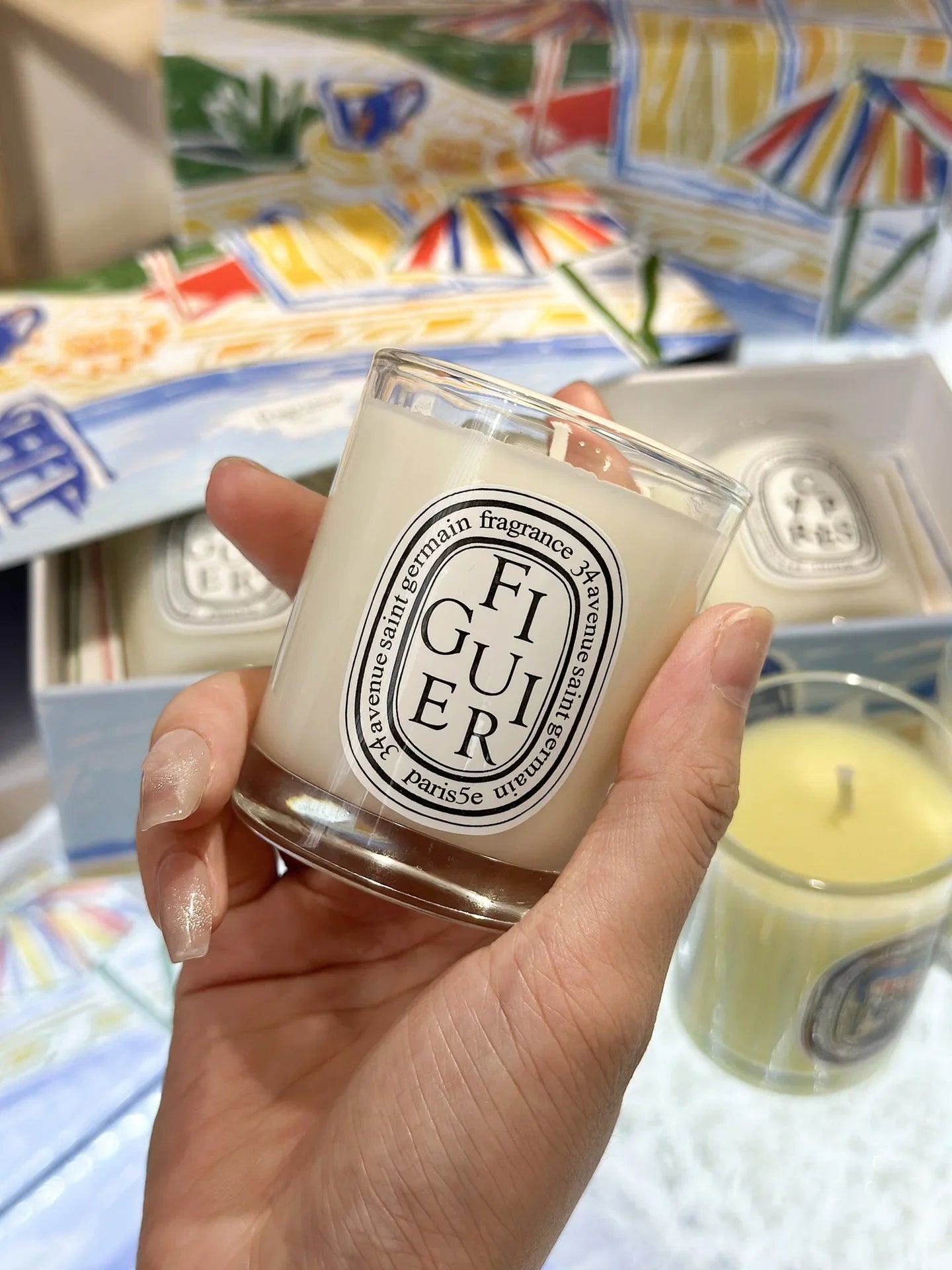 Diptyque Candle Trio 70 g – Figuier • Cyprès • Citronnelle