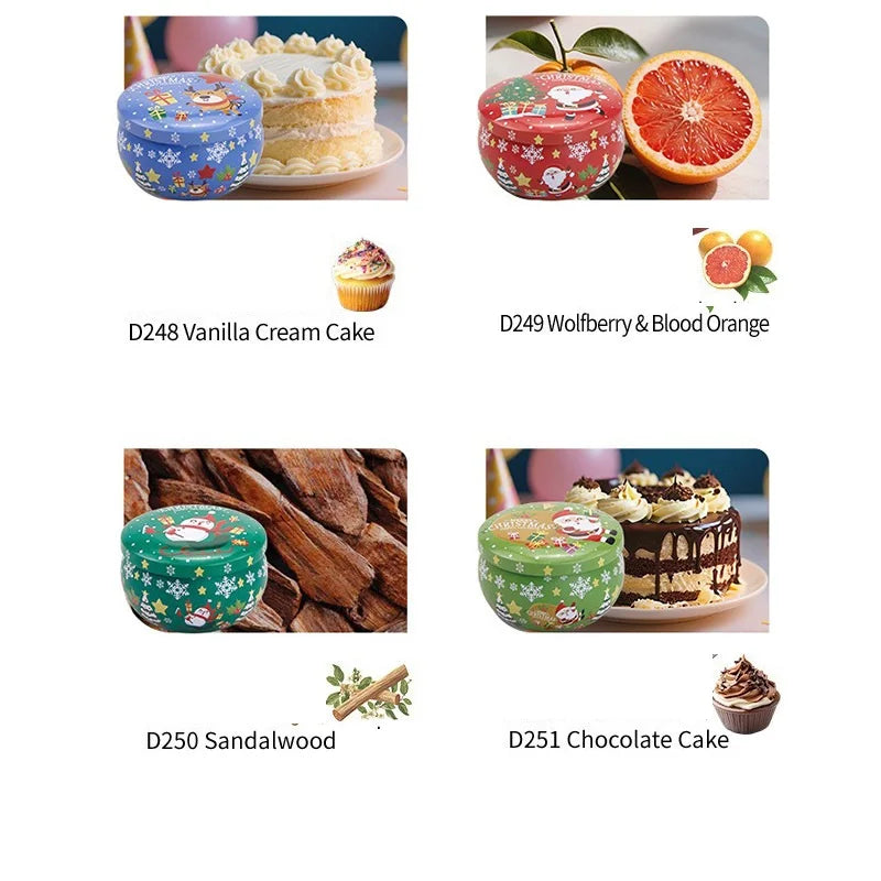 Mini Travel Candle Metal Tin Scented Candle