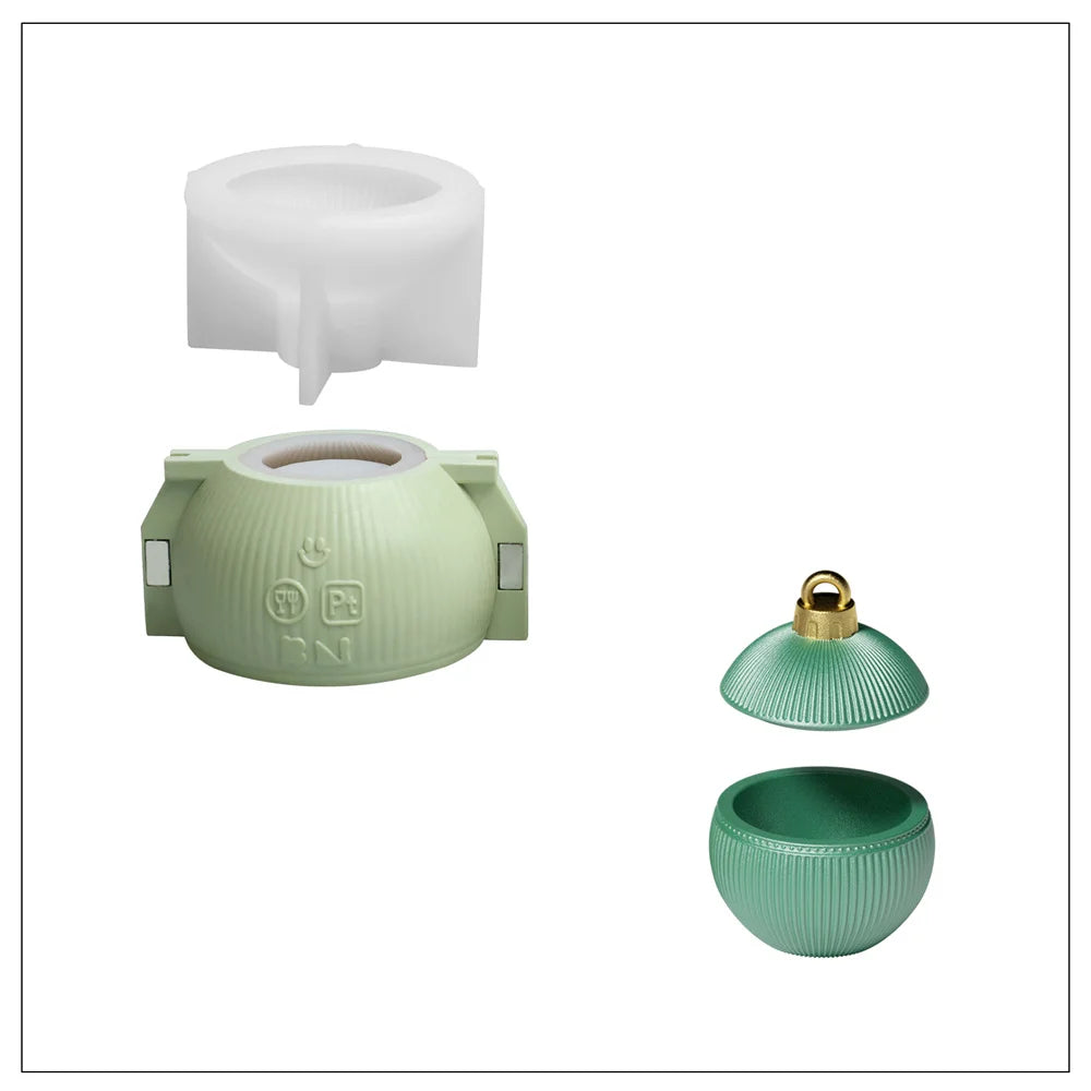 Silicone Candle Mold – Bauble Candle Jar