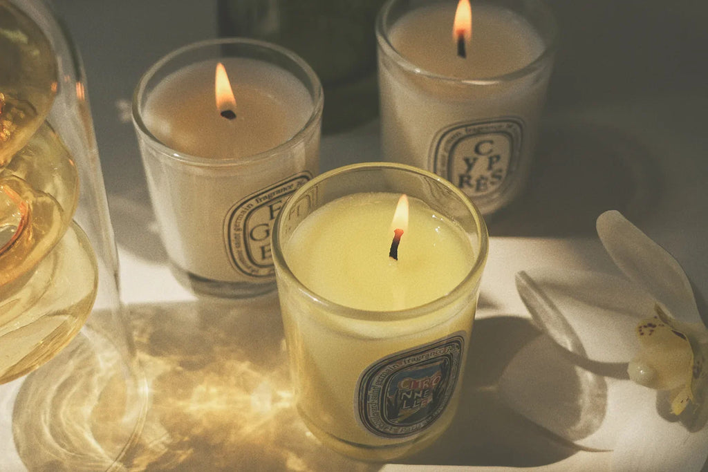 Diptyque Candle Trio 70 g – Figuier • Cyprès • Citronnelle