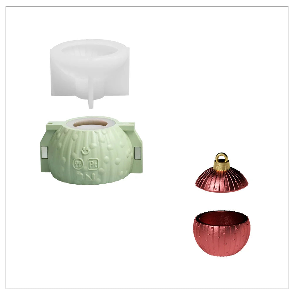 Silicone Candle Mold – Bauble Candle Jar