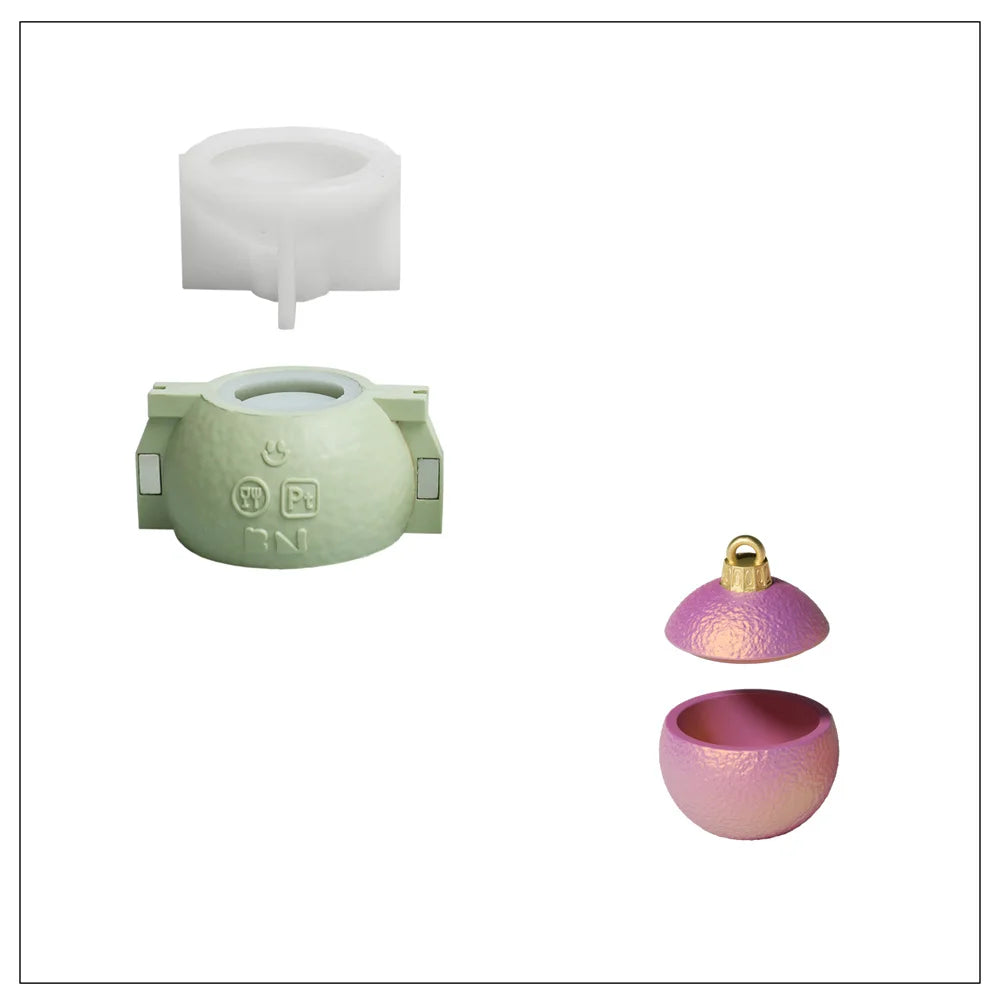 Silicone Candle Mold – Bauble Candle Jar