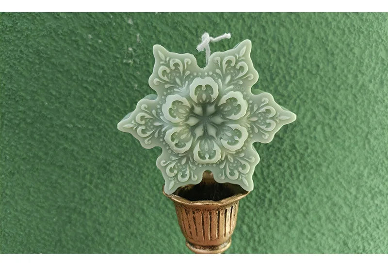 Silicone Candle Mold – Snowflake - Christmas Tree – Gingerbread Man