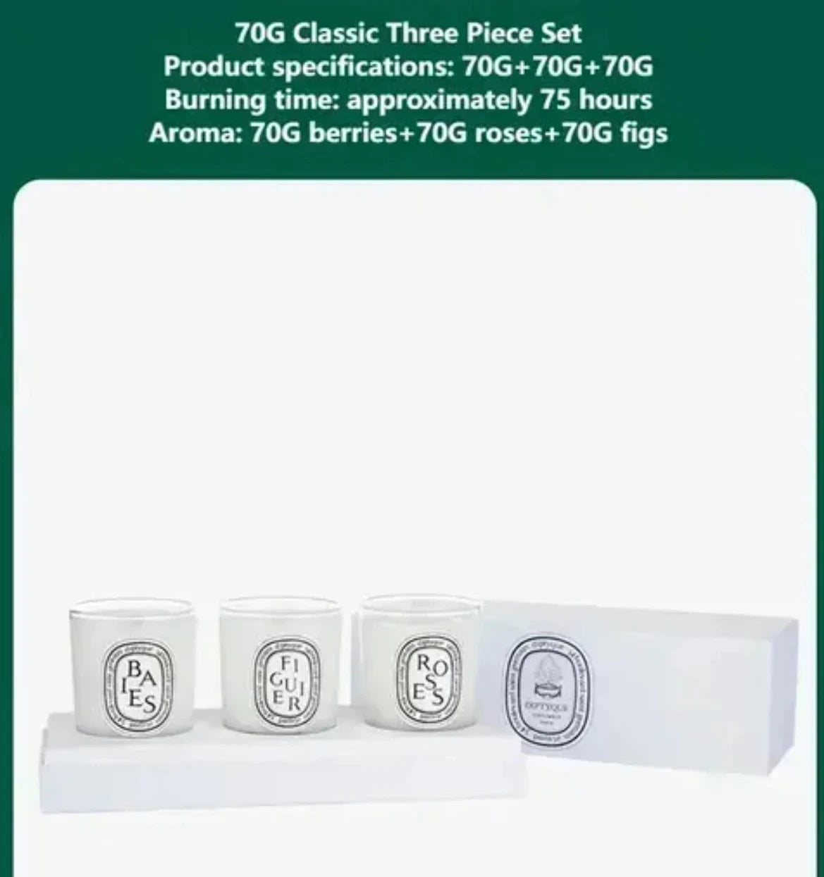 Diptyque Premium Scented Candles Collection – French-Made Luxury for Home & Gift