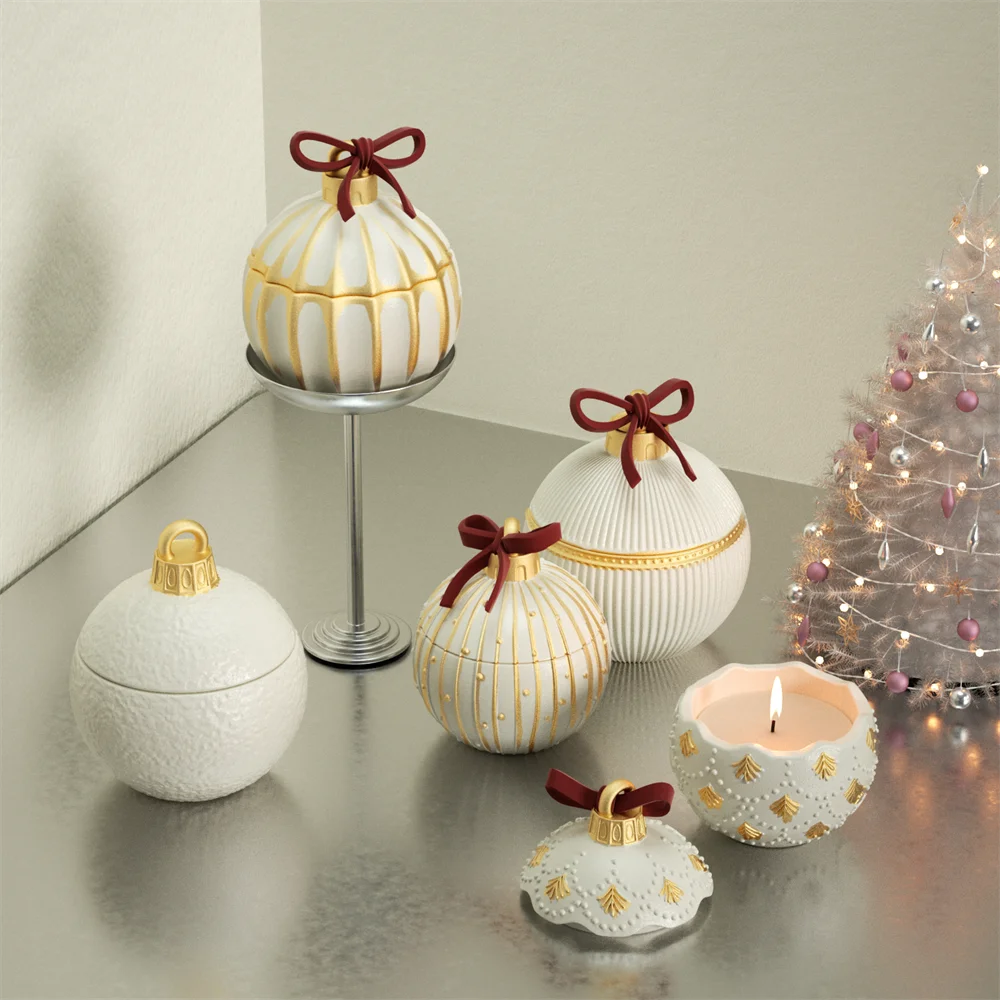 Silicone Candle Mold – Bauble Candle Jar