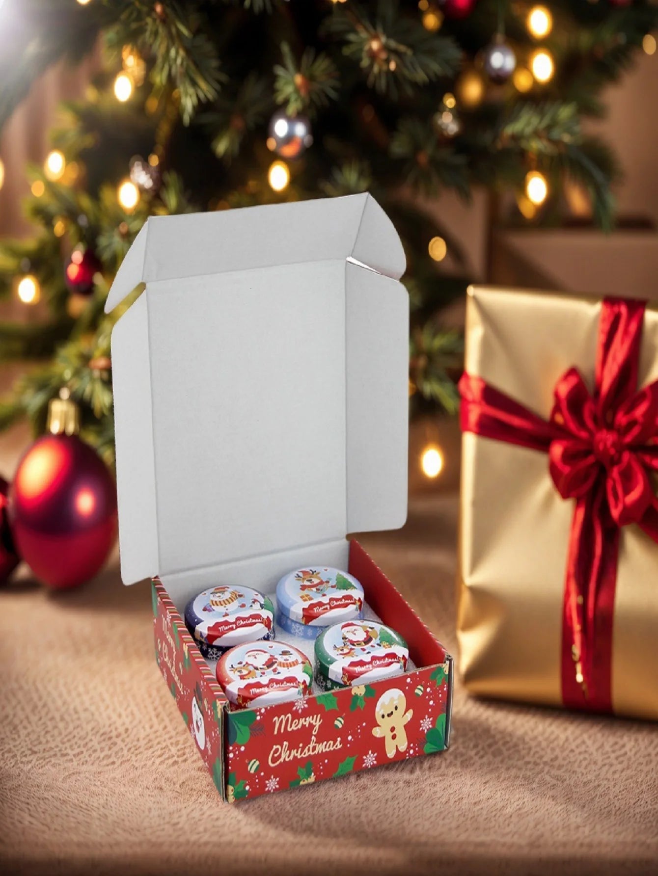 Mini Travel Candle Metal Tin Scented Candle