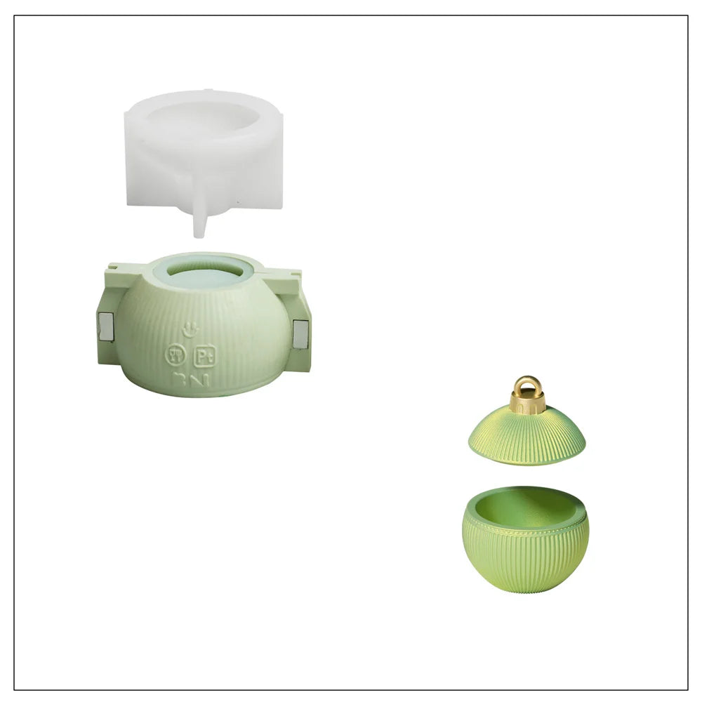 Silicone Candle Mold – Bauble Candle Jar