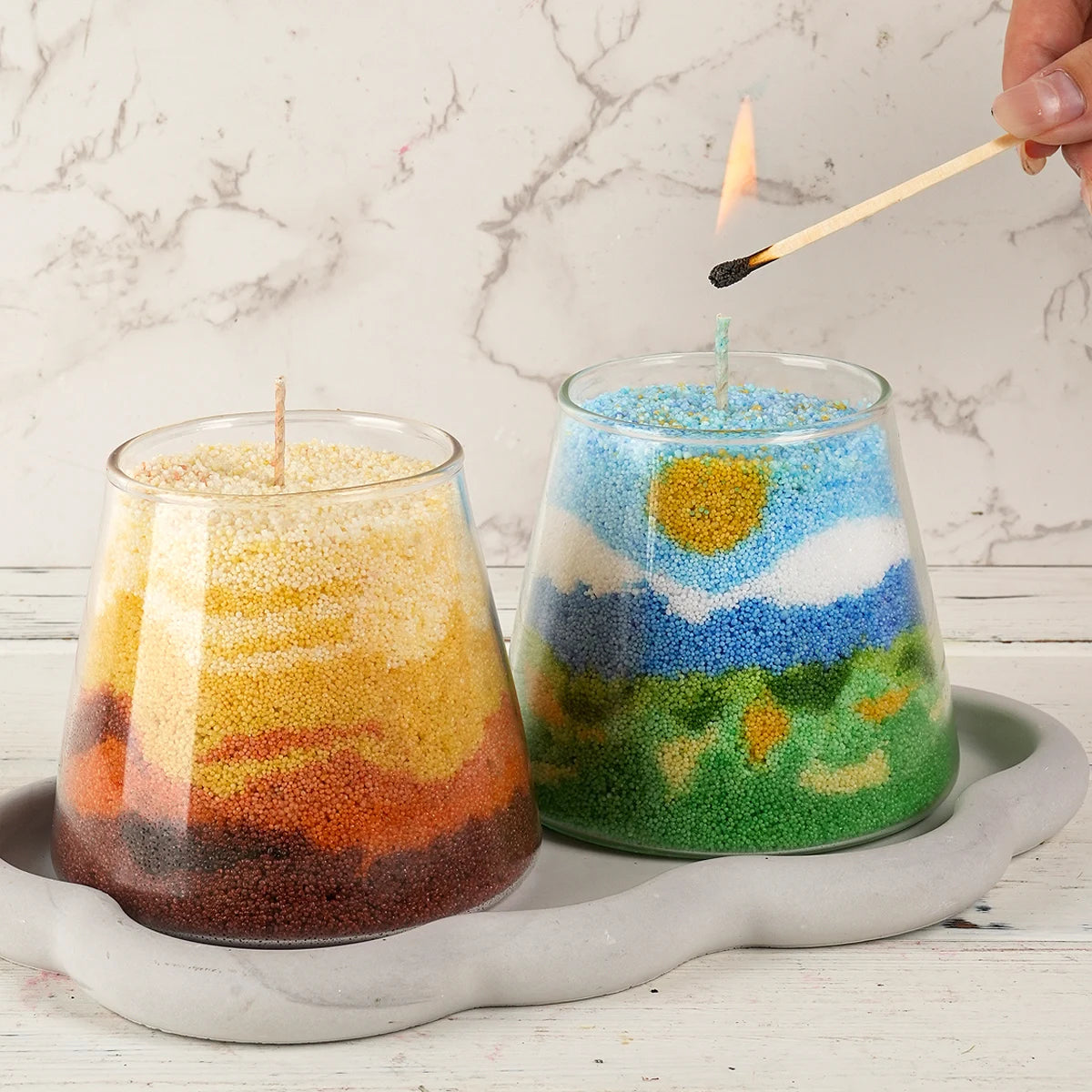 Sand Wax Candle Filler – Ice Flower Scent – 500g -1000g