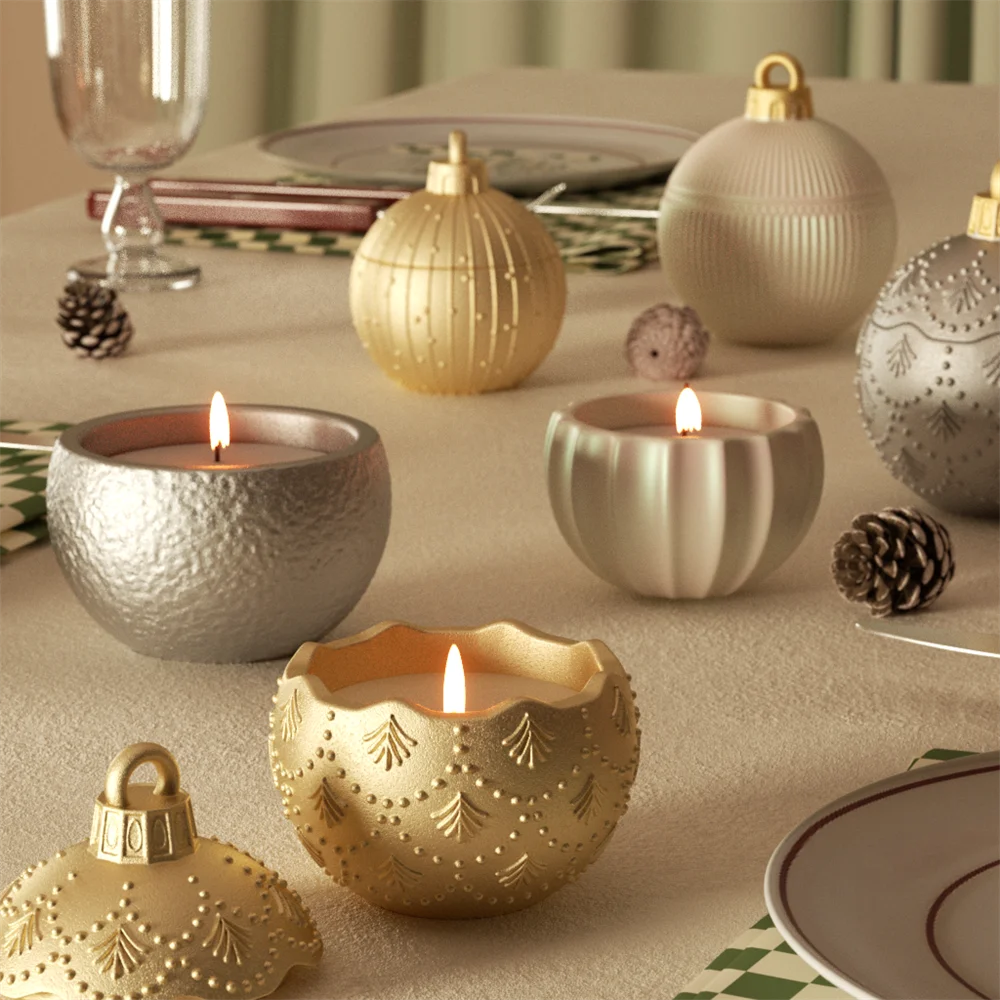 Silicone Candle Mold – Bauble Candle Jar