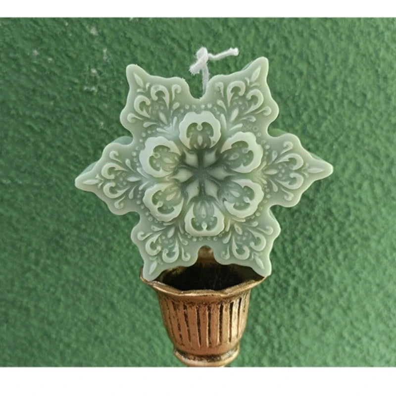 Silicone Candle Mold – Snowflake - Christmas Tree – Gingerbread Man