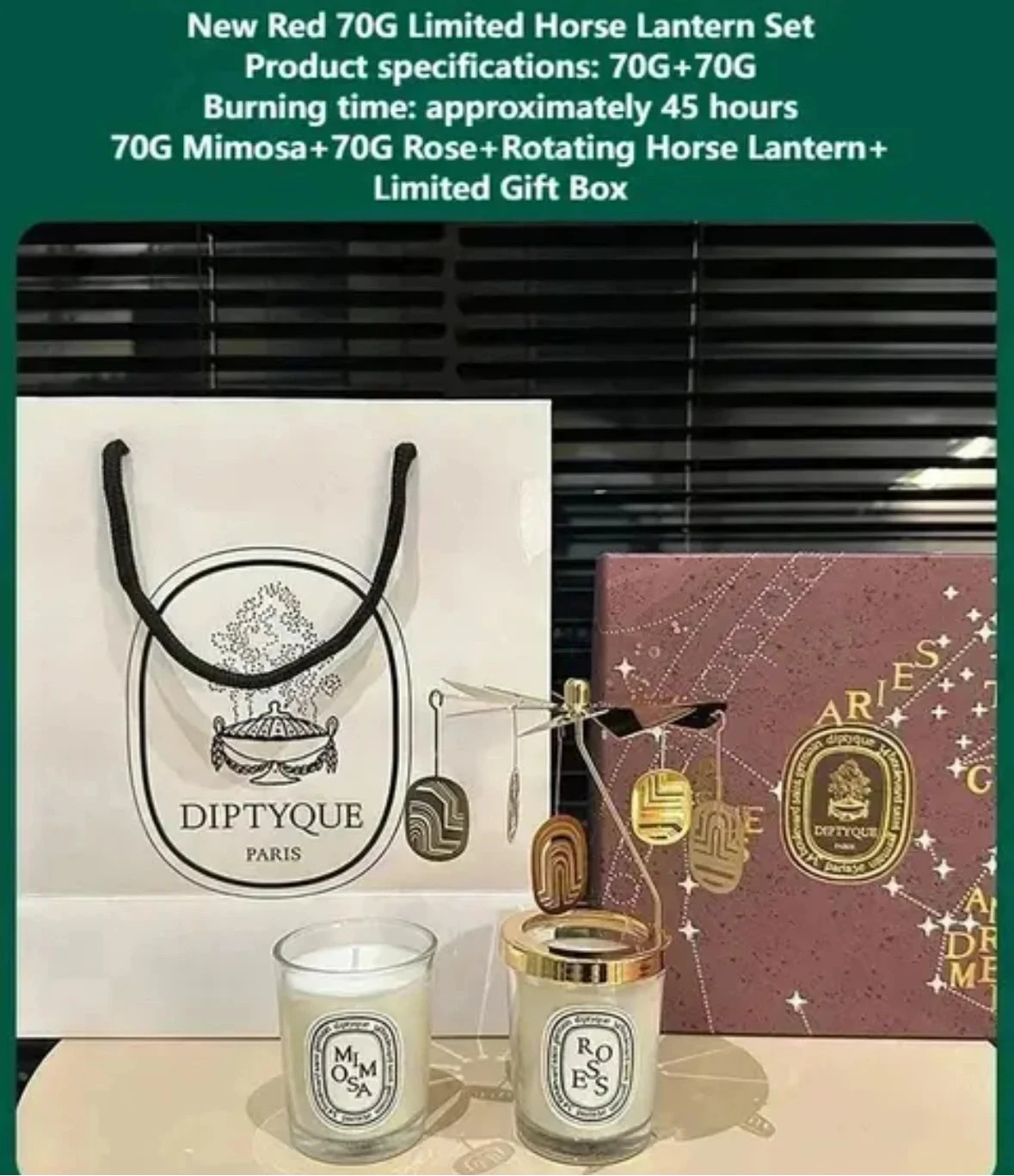 Diptyque Premium Scented Candles Collection – French-Made Luxury for Home & Gift